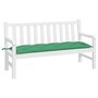 Voir la diapositive 3 : VIDAXL Coussin de banc de jardin vert 150x50x7 cm tissu oxford