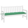 Voir la diapositive 3 : VIDAXL Coussin de banc de jardin vert 150x50x7 cm tissu oxford