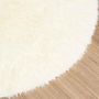Voir la diapositive 4 : VIDAXL Tapis Shaggy a poils longs NAVARRA creme 100x100 cm polyester
