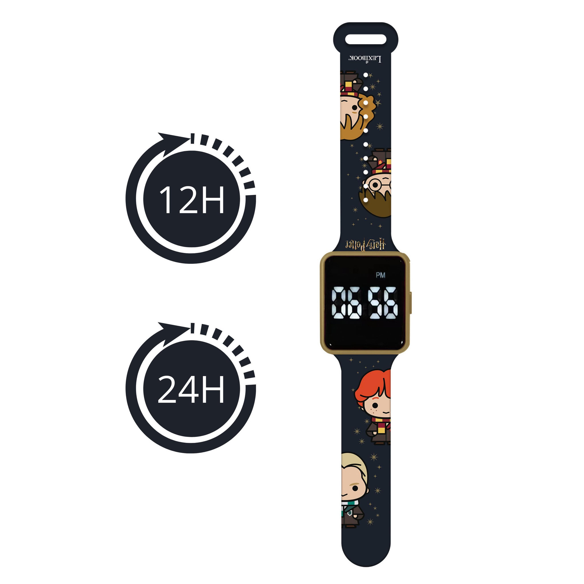 Voir la diapositive 3 : Lexibook Montre digitale LED Harry Potter