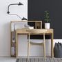 Voir la diapositive 4 : TOILINUX Bureau design scandinave en bois MARTIN - Beige
