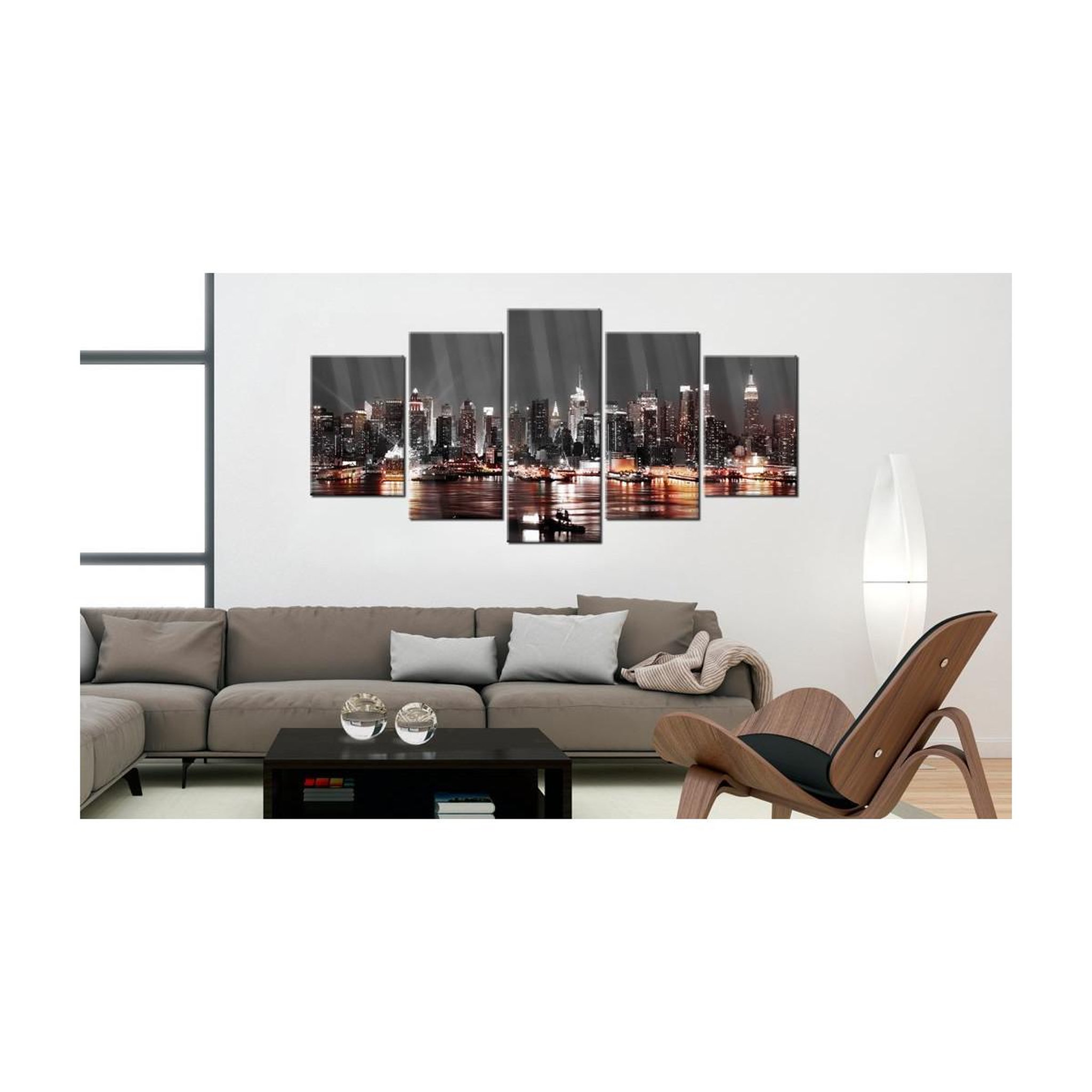 Voir la diapositive 2 : Paris Prix Tableau sur Verre Acrylique  Gray City