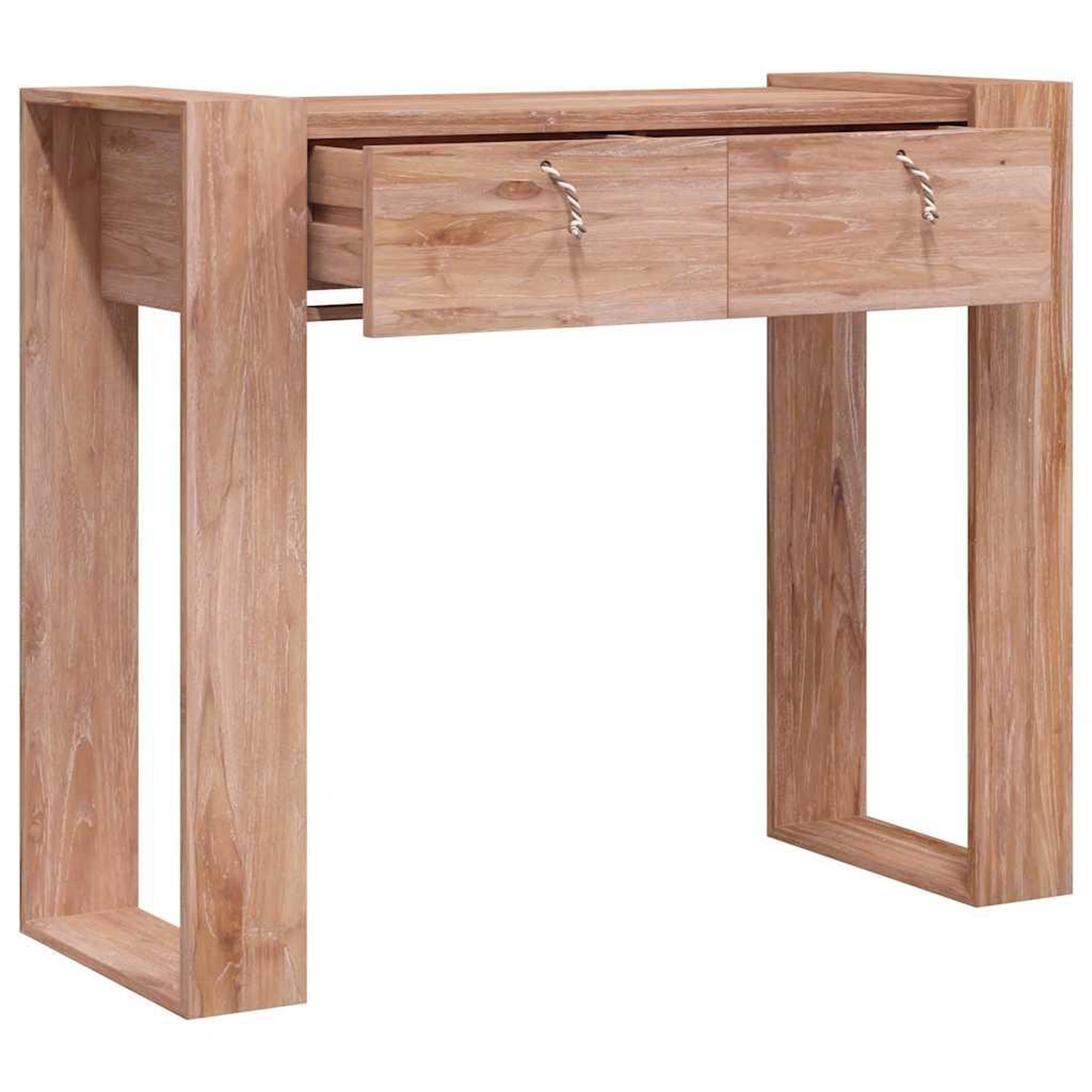 Voir la diapositive 3 : VIDAXL Table console 90x35x75 cm Bois de teck solide
