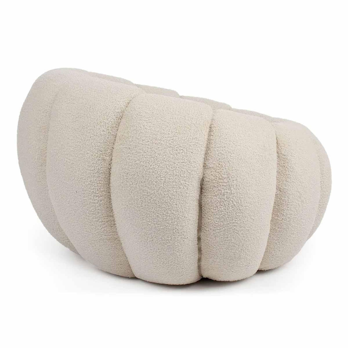 Paris Prix Fauteuil Coquillage Bouclette  Galen  92cm Beige