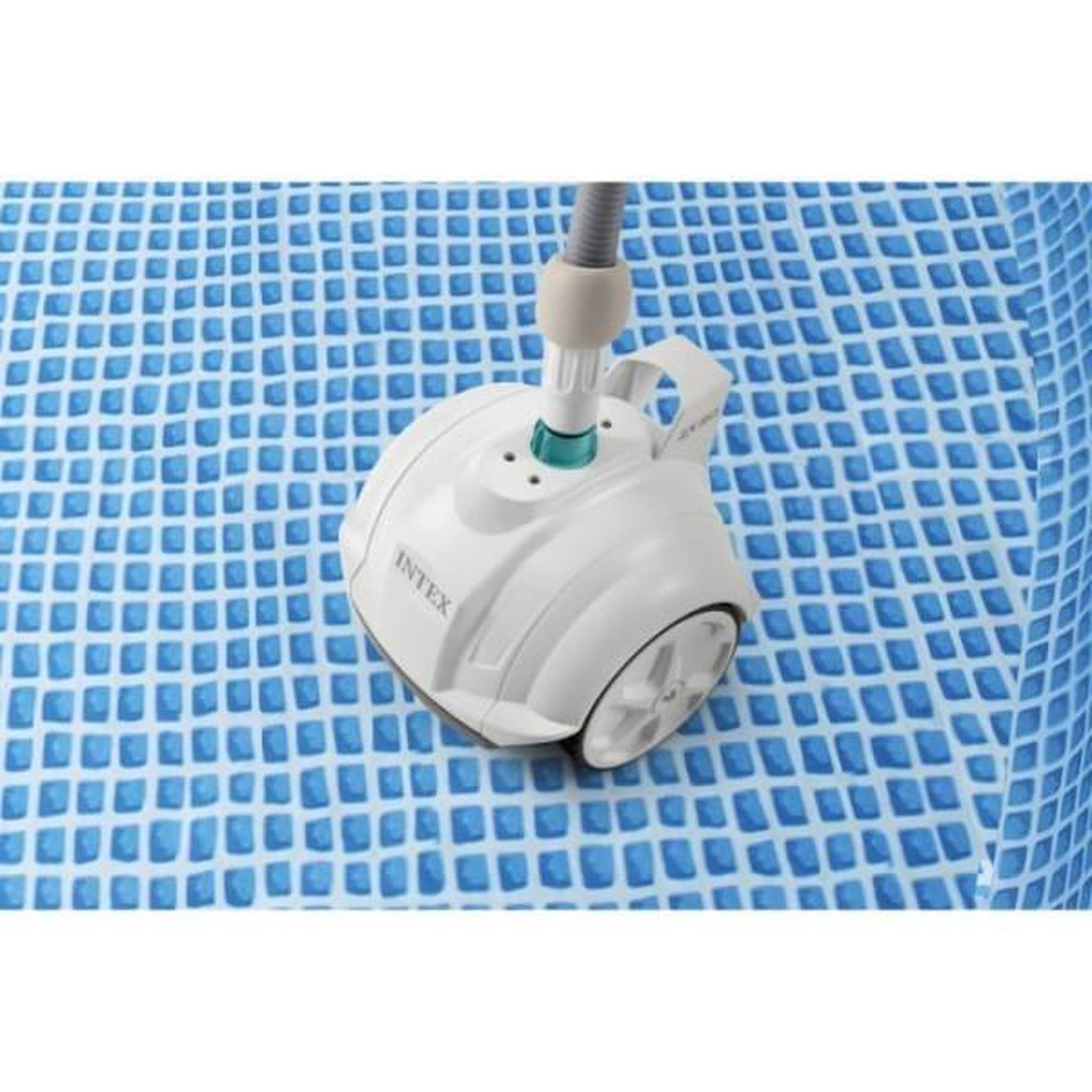 Voir la diapositive 4 : INTEX Robot aspirateur fond - INTEX - ZX50 - 2 brosses de nettoyage rotatives