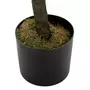  Plante Artificielle  Ficus Lyrata  180cm Vert & Noir