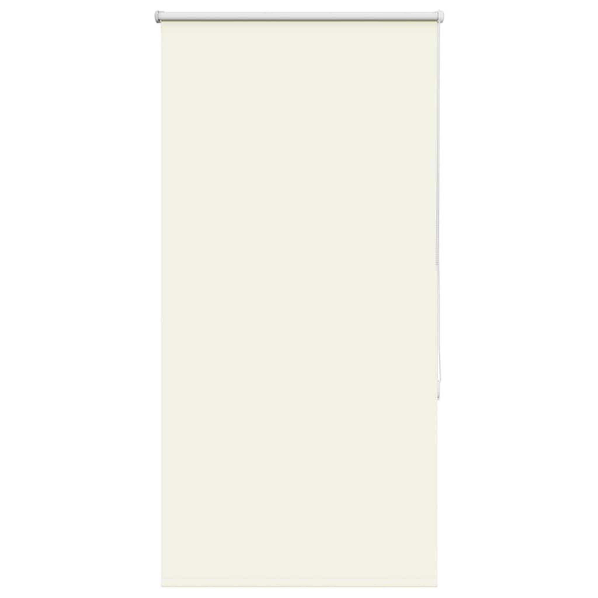 VIDAXL Store enrouleur occultant blanc casse largeur du tissu 65,7 cm