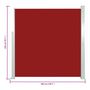 Voir la diapositive 6 : VIDAXL Auvent lateral retractable de patio 140x300 cm Rouge