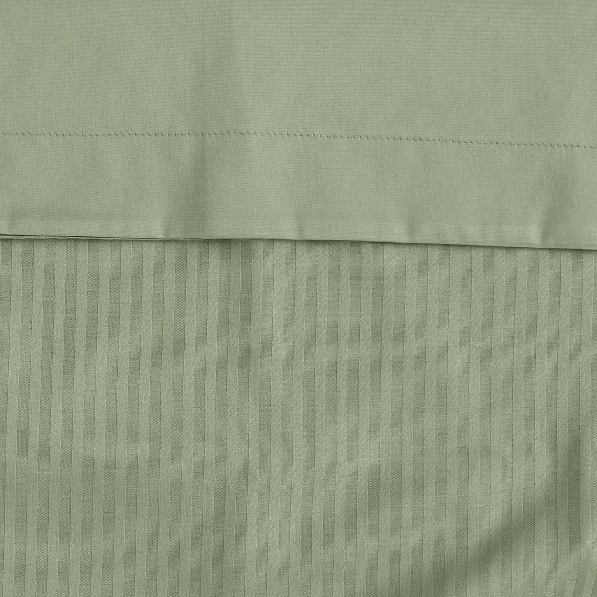 Voir la diapositive 3 : Sensei Maison Parure housse de couette rayée satin + 2 taies 50x70 cm VERSALUXE