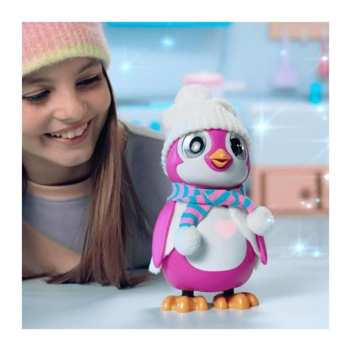 SILVERLIT Pingouin interactif rose - RESCUE PENGUIN