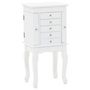 Voir la diapositive 2 : VIDAXL Armoire a bijoux sur pieds Blanc