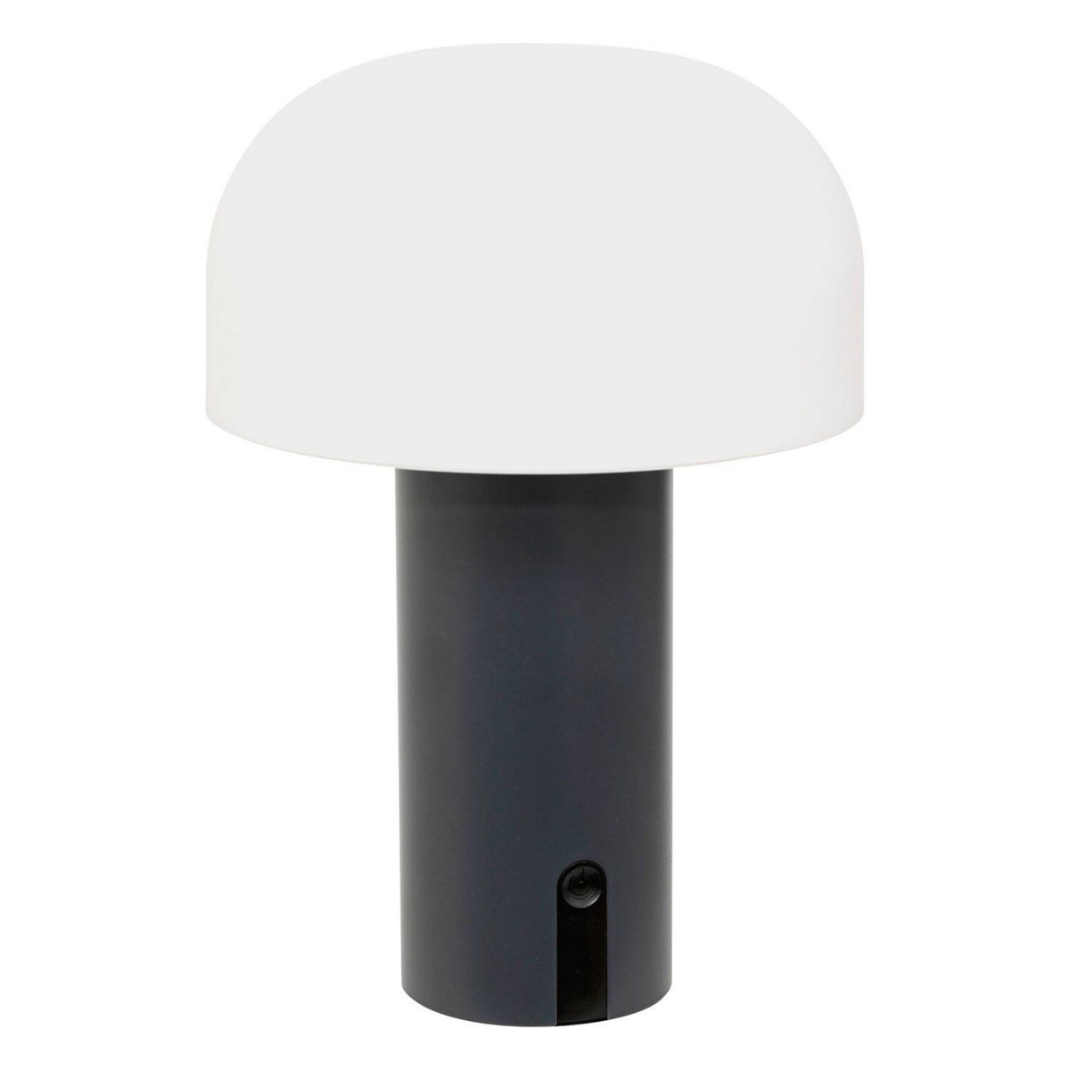 ATMOSPHERA Lampe d'extérieure rechargeable en métal JANY - Gris foncé