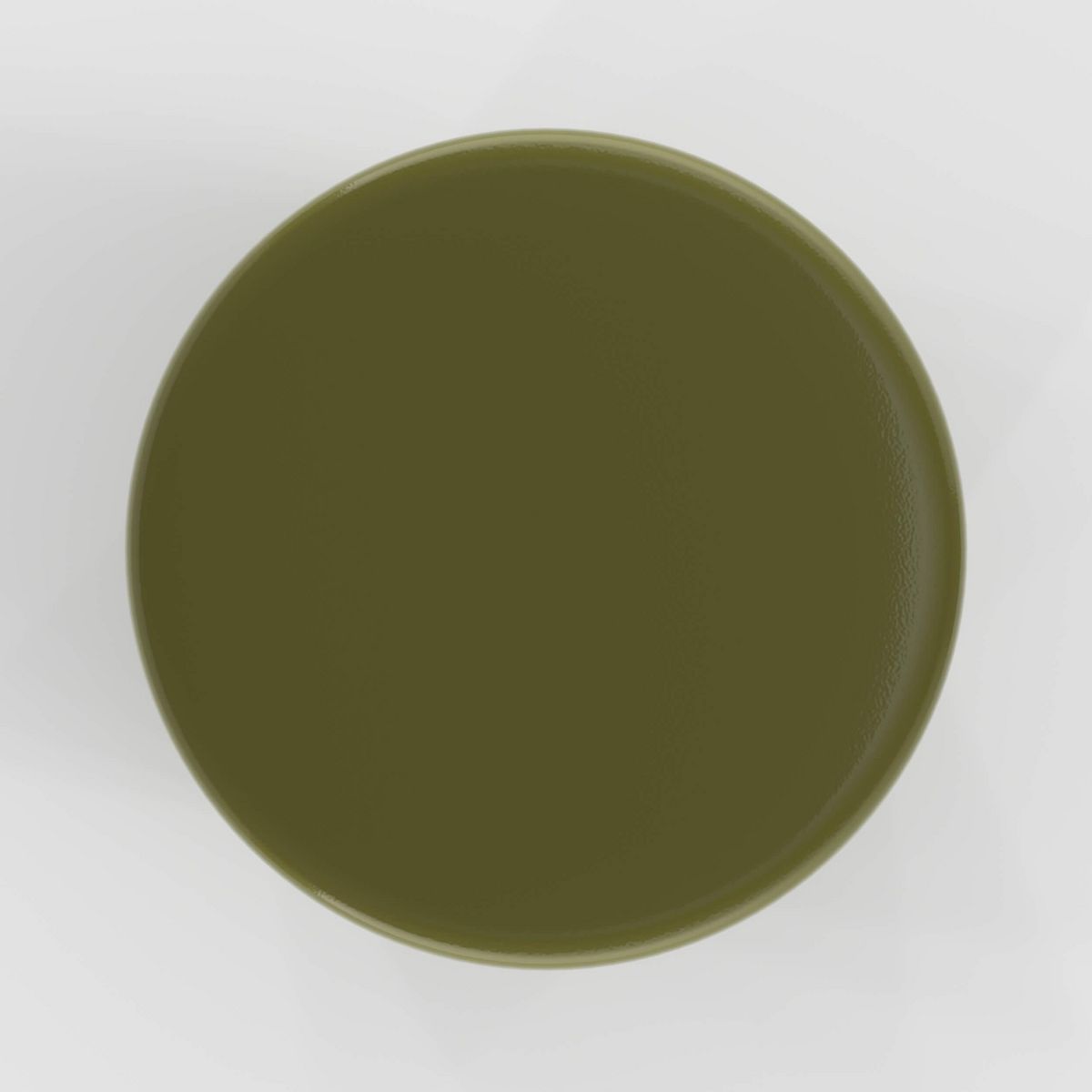 Rendez vous déco Table d'appoint ronde en métal vert kaki D30 cm - Athéna