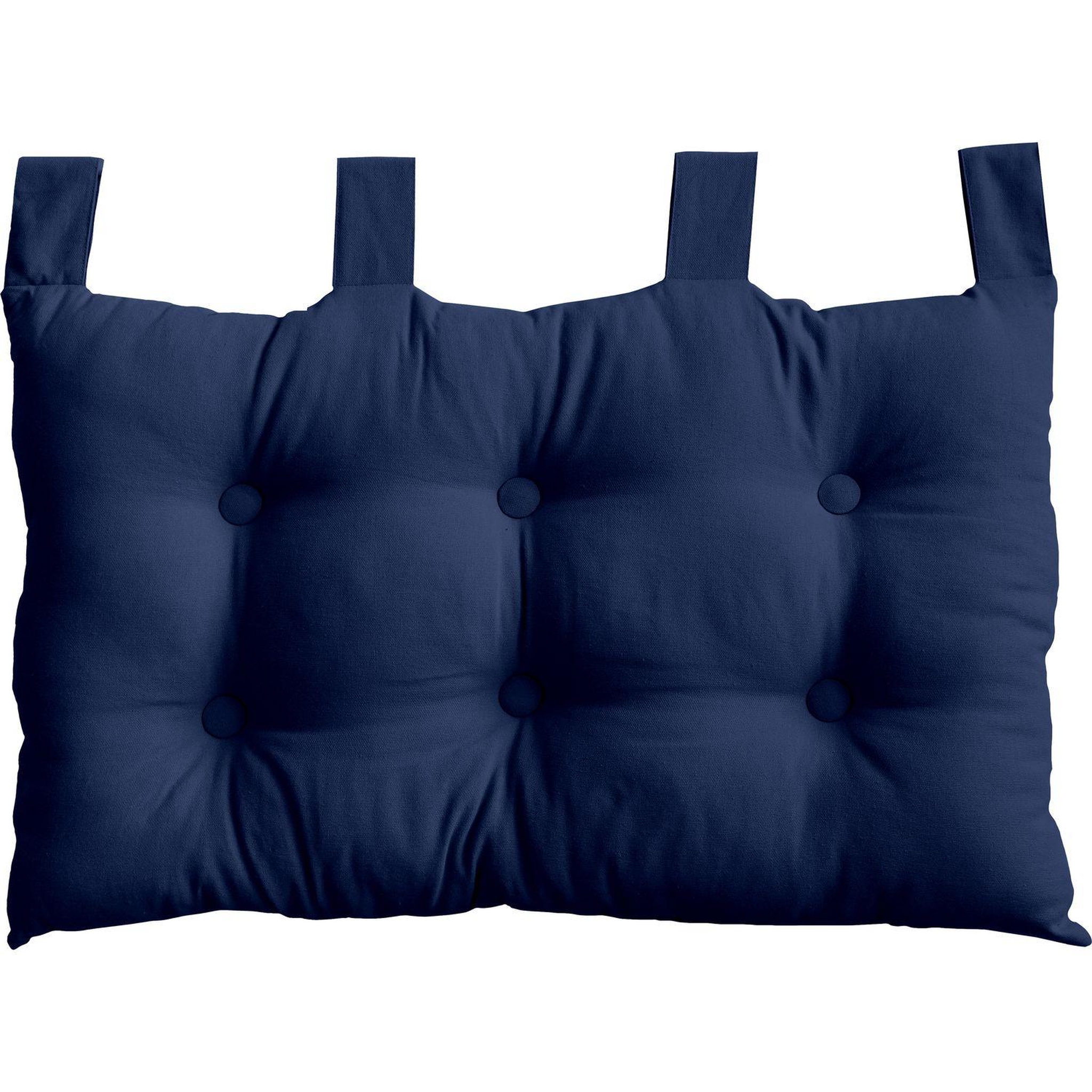Voir la diapositive 1 : TOILINUX Tête de lit coussin Panama à suspendre