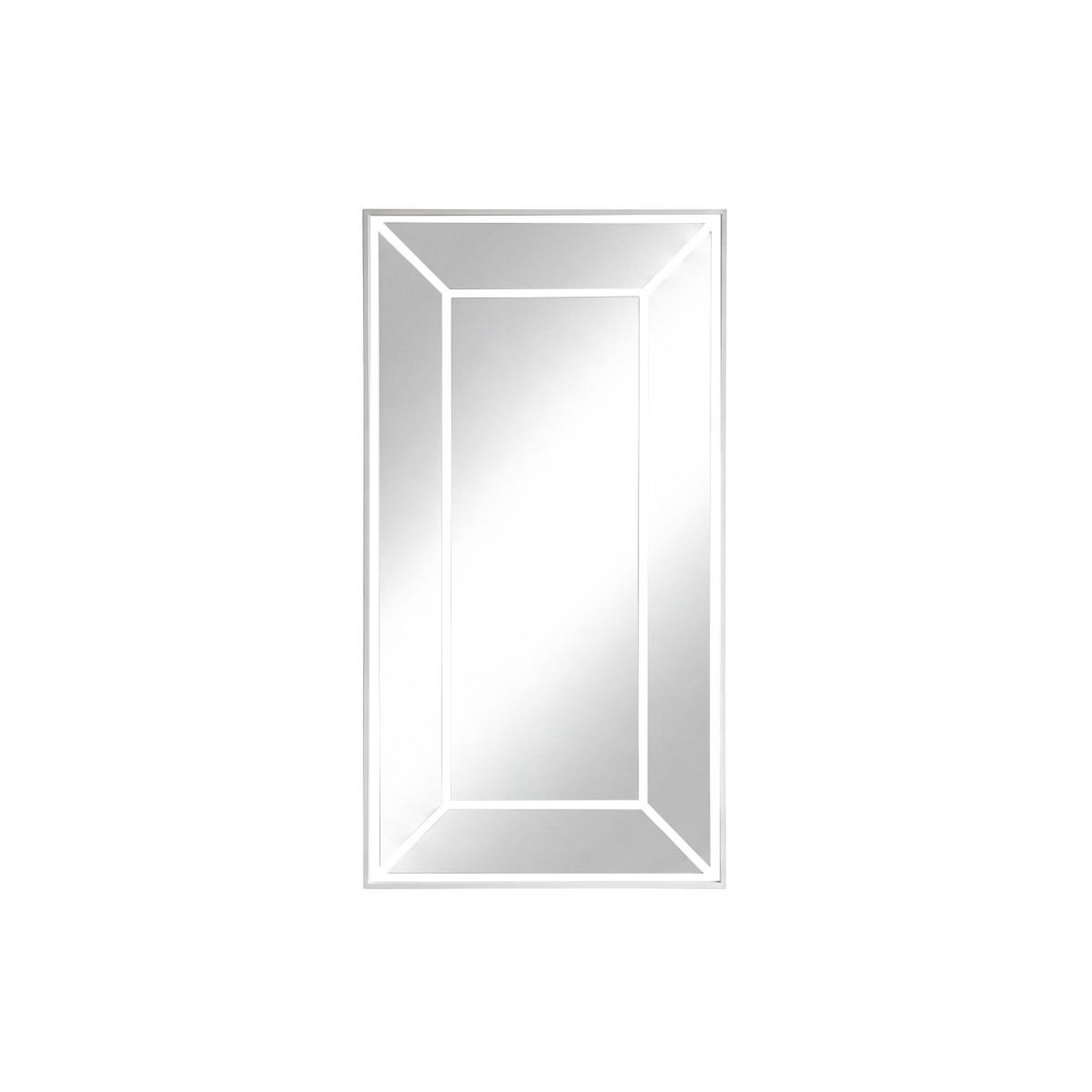 Voir la diapositive 2 : Paris Prix Miroir Design  Lojf  180cm Blanc