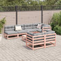 Voir la diapositive 3 : VIDAXL Salon de jardin 8 pcs bois massif sapin de douglas