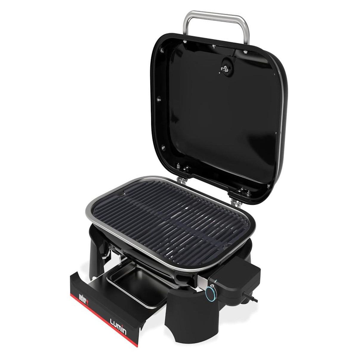 Weber Barbecue électrique Lumin + plancha noire - Weber