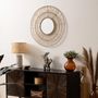 Voir la diapositive 4 : ATMOSPHERA Miroir Déco Corde  Millie  75cm Naturel