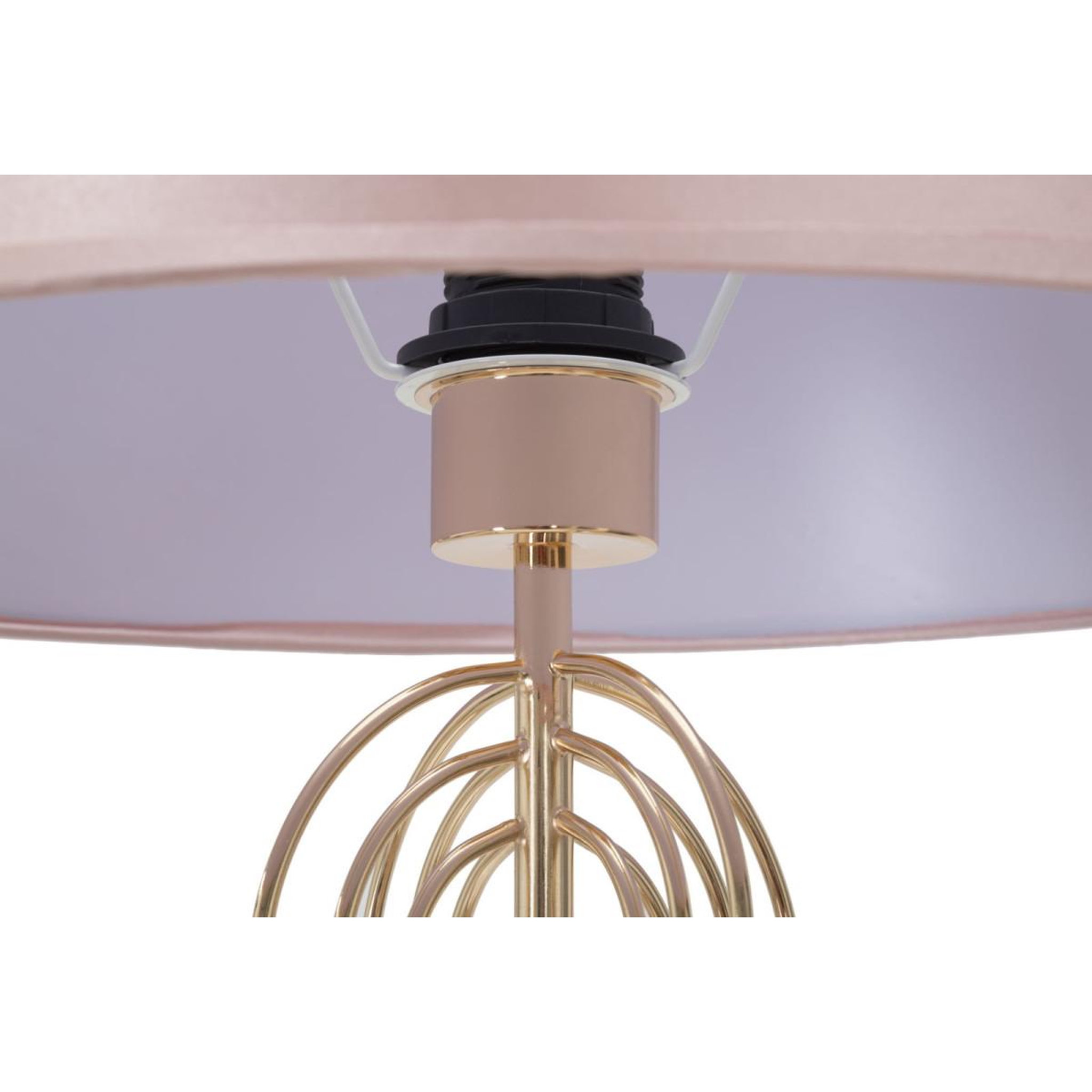 Voir la diapositive 3 : Paris Prix Lampadaire design en métal  krista  168cm rose & or