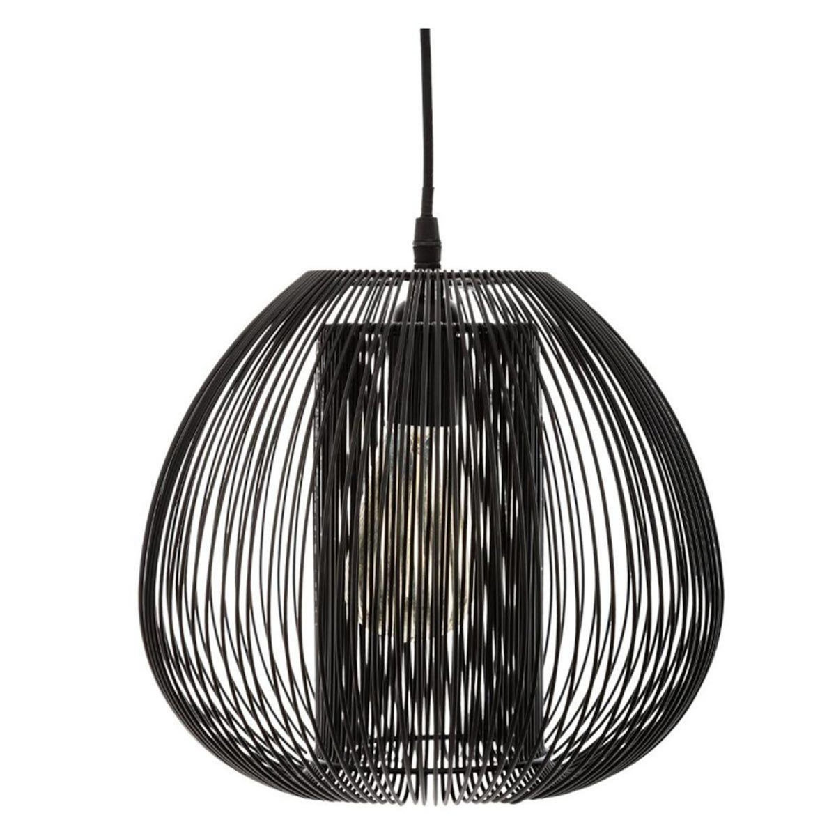 ATMOSPHERA Suspension Design en Métal  Noda  28cm Noir