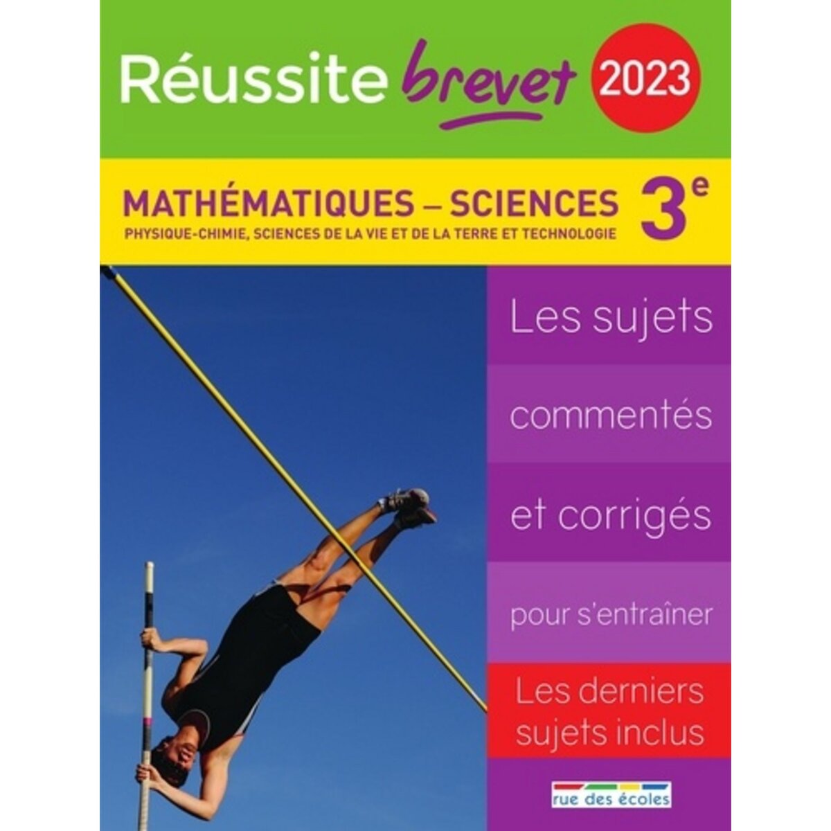  MATHEMATIQUES-SCIENCES 3E. EDITION 2023, Cronier Aurélie