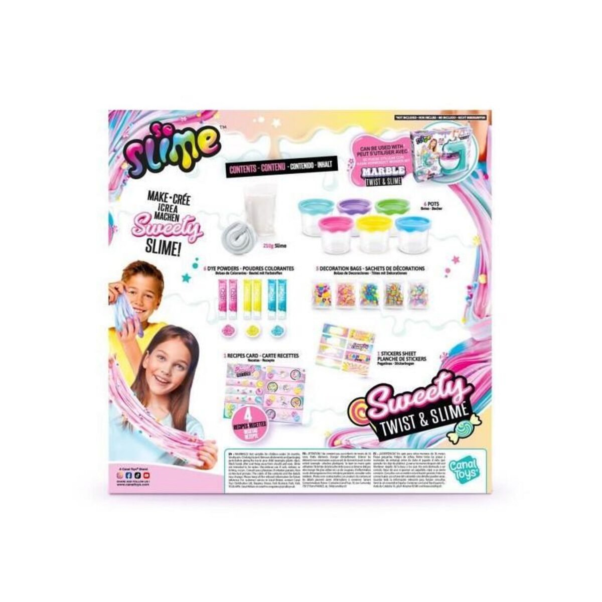 Canal Toys Coffret Potions Magiques Canal Toys avec Slime Coloré