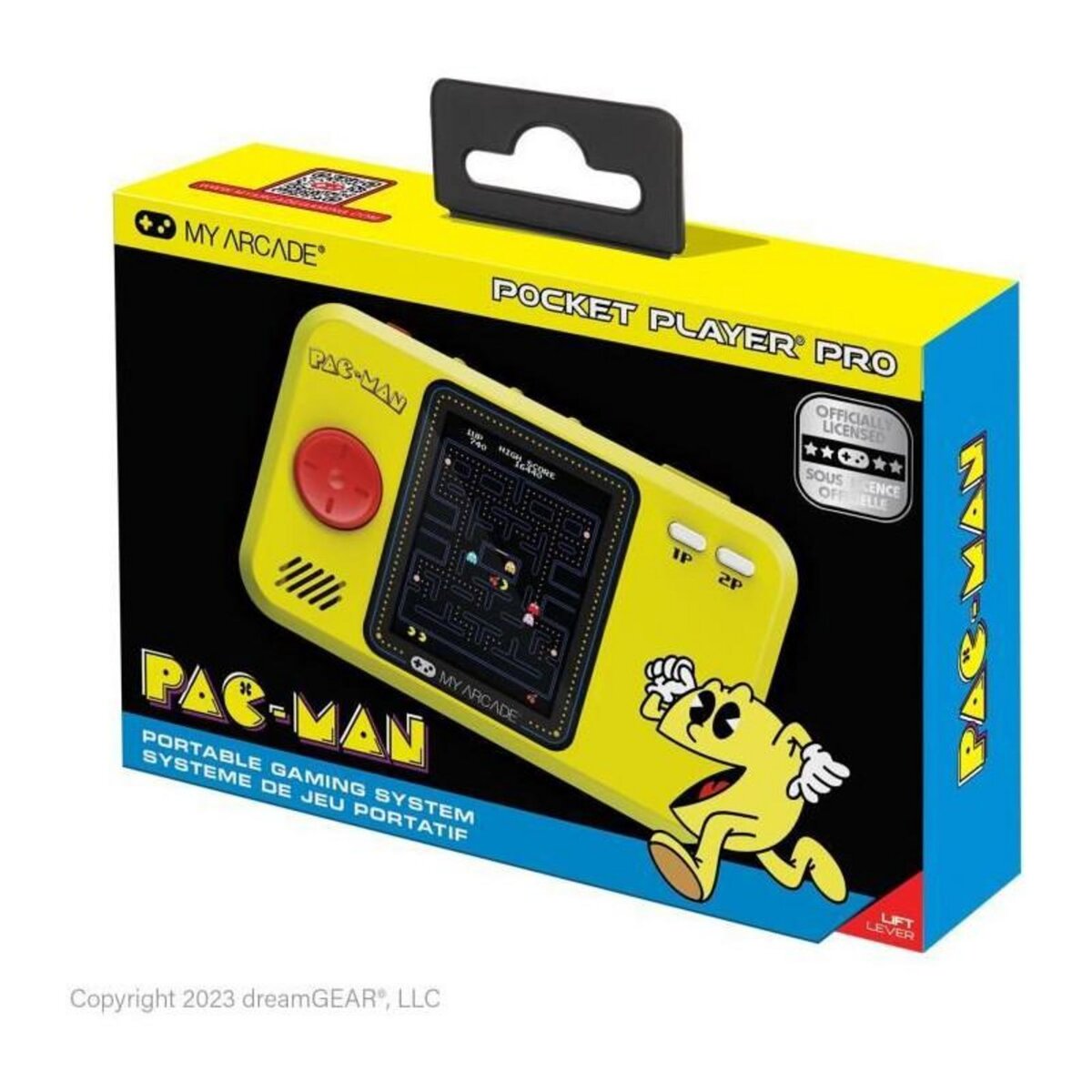 MY ARCADE Pocket Player PRO - Pac-Man - Jeu rétrogaming - Ecran 7cm Haute Résolution
