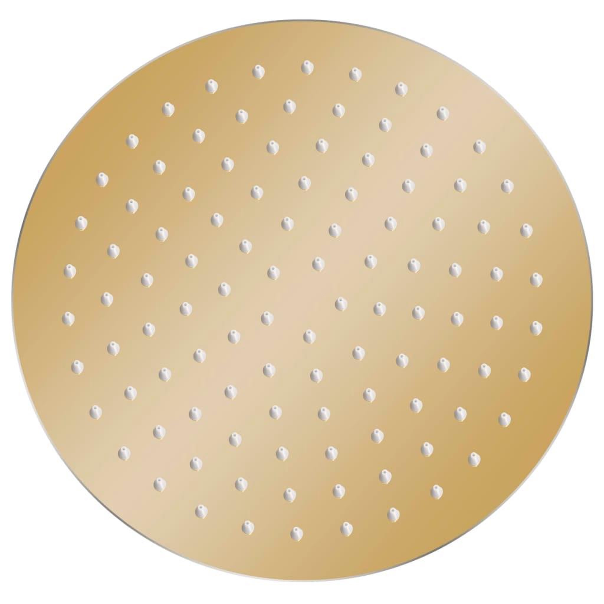 Voir la diapositive 2 : VIDAXL Pomme de douche pluie Acier inoxydable 25 cm Ronde Dore