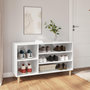 Voir la diapositive 1 : VIDAXL Armoire a chaussure Blanc brillant 102x36x60 cm Bois ingenierie