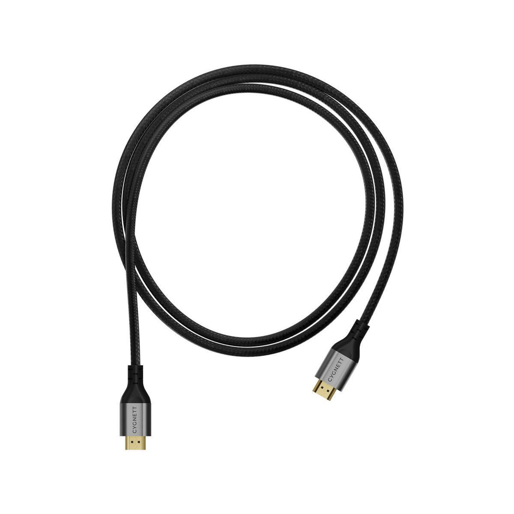 Voir la diapositive 2 : CYGNETT Câble Cygnett HDMI 2.1 5 m Noir