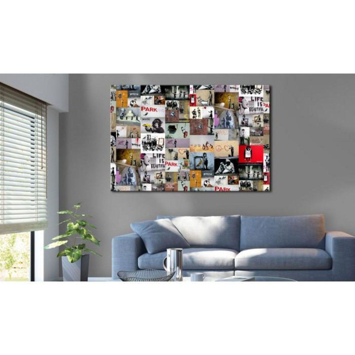 Paris Prix Tableau Imprimé  Art of Collage - Banksy