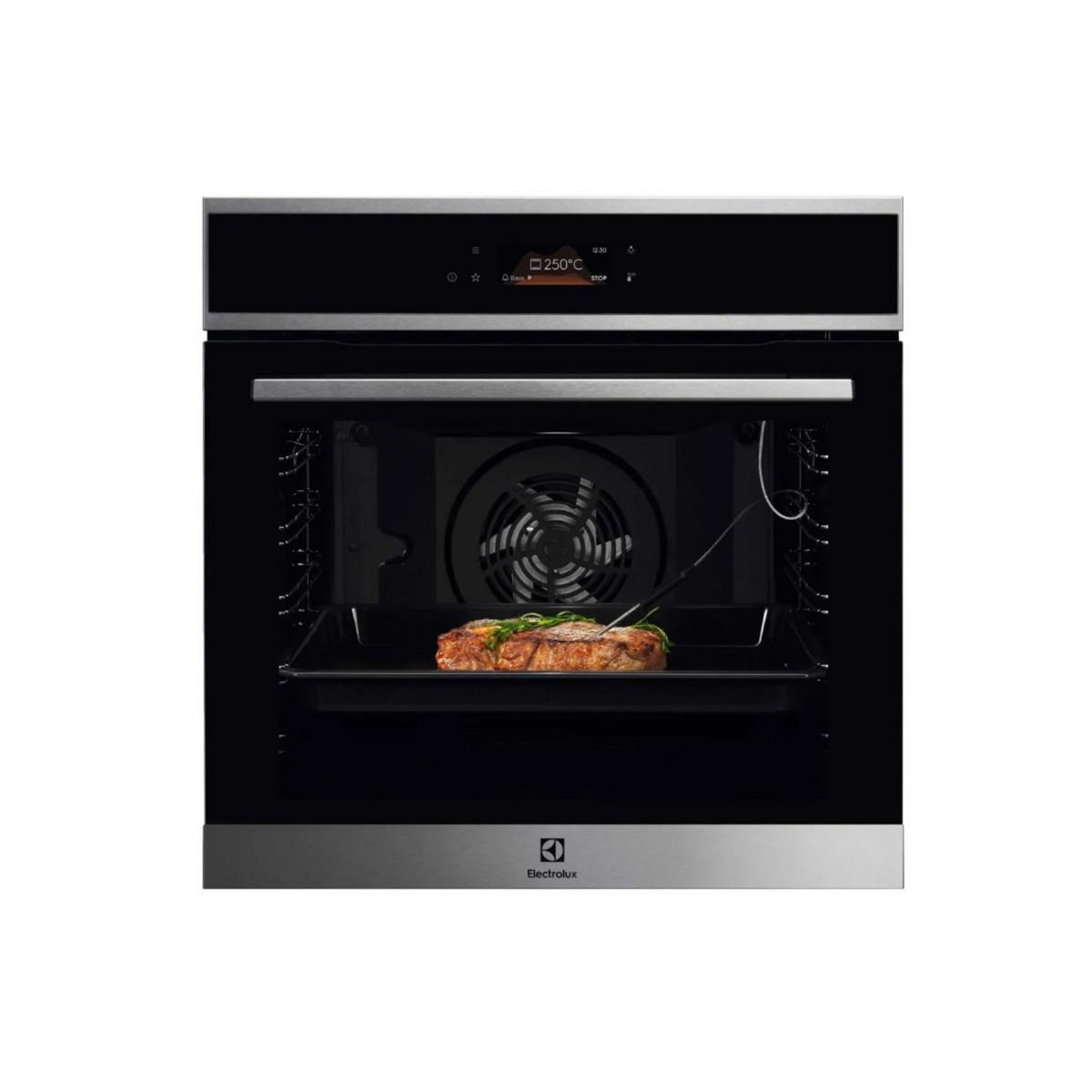 ELECTROLUX Four intégrable multifonction 72l 60cm pyrolyse inox - EOE7P12X