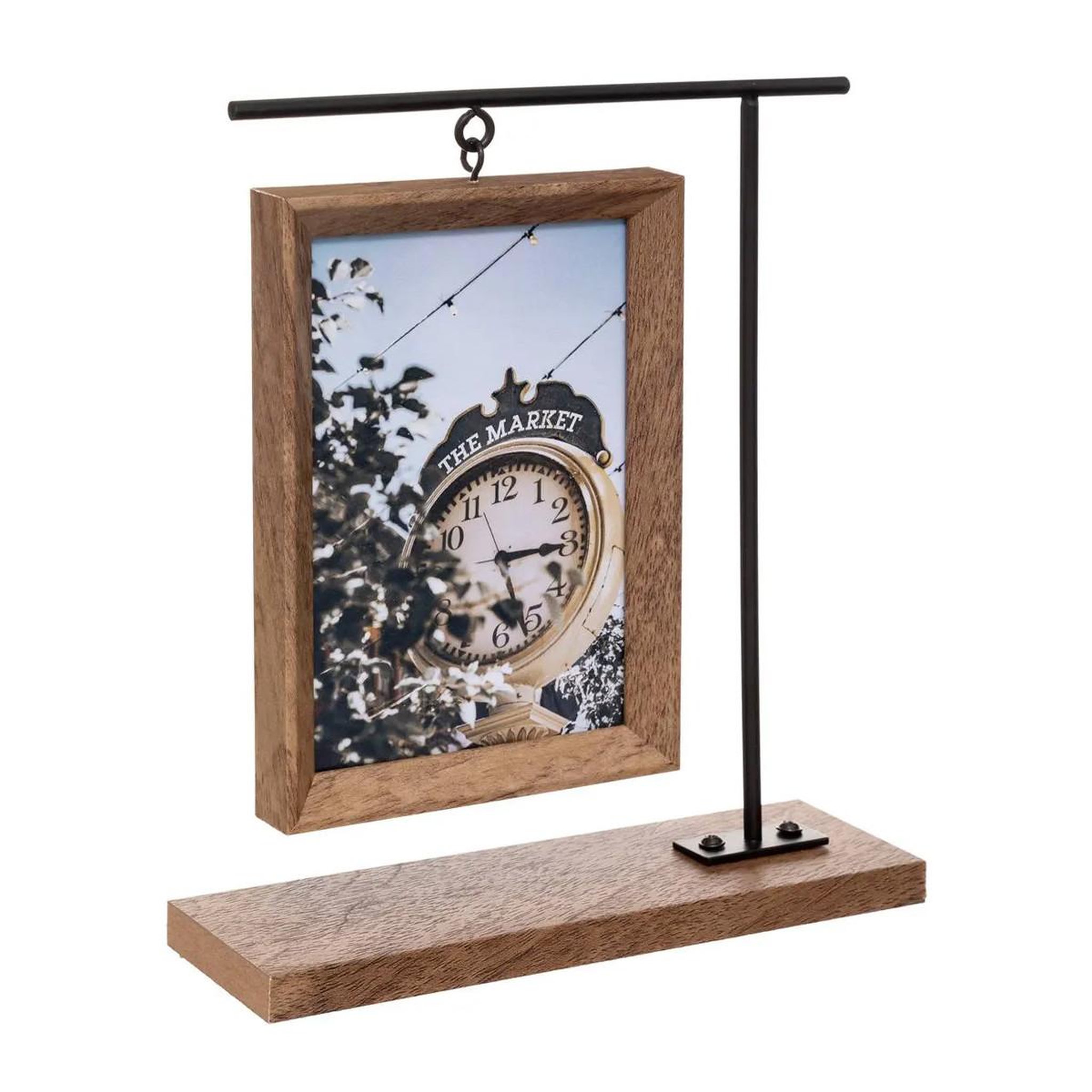 ATMOSPHERA Cadre photo déco  suspendu  10x15cm marron