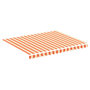 Voir la diapositive 2 : VIDAXL Tissu de remplacement pour auvent Jaune et orange 3x2,5 m