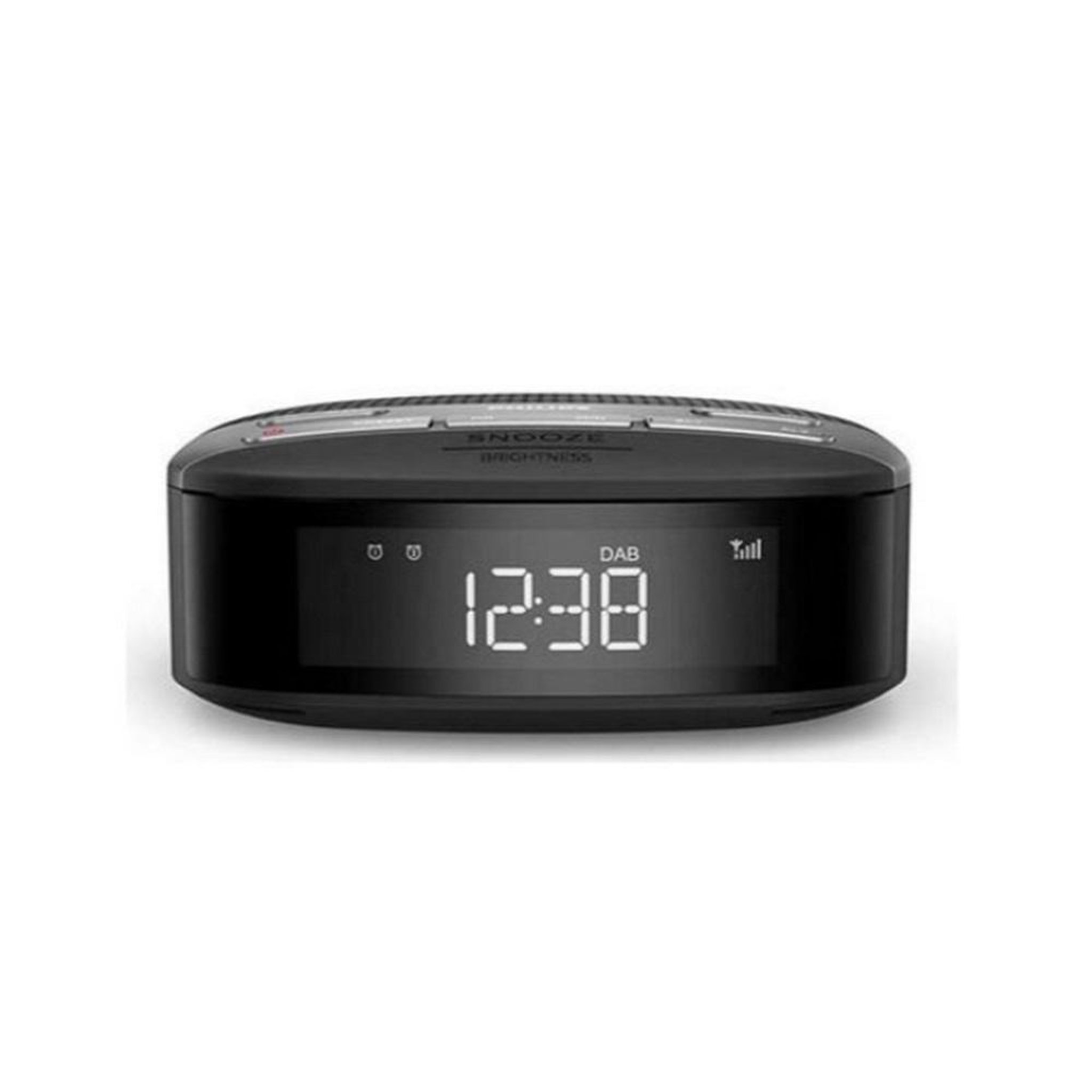 Voir la diapositive 3 : Philips Radio-réveil double alarme noir - TAR3505