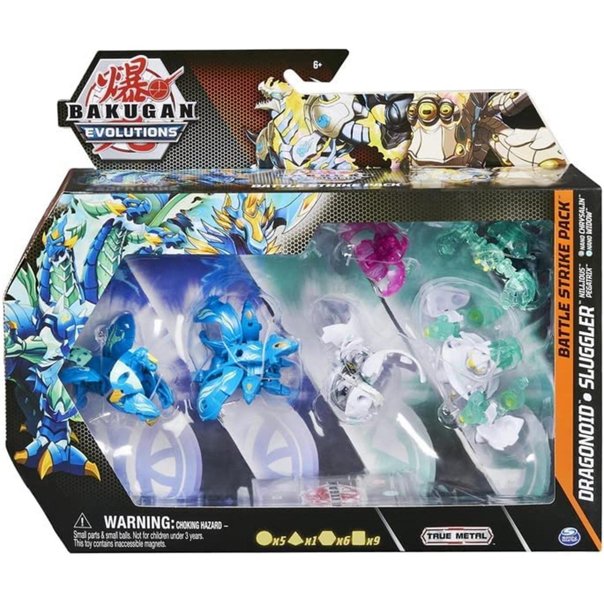 Voir la diapositive 2 : SPIN MASTER Bakugan BTB Battle Strike 6 Pack S4