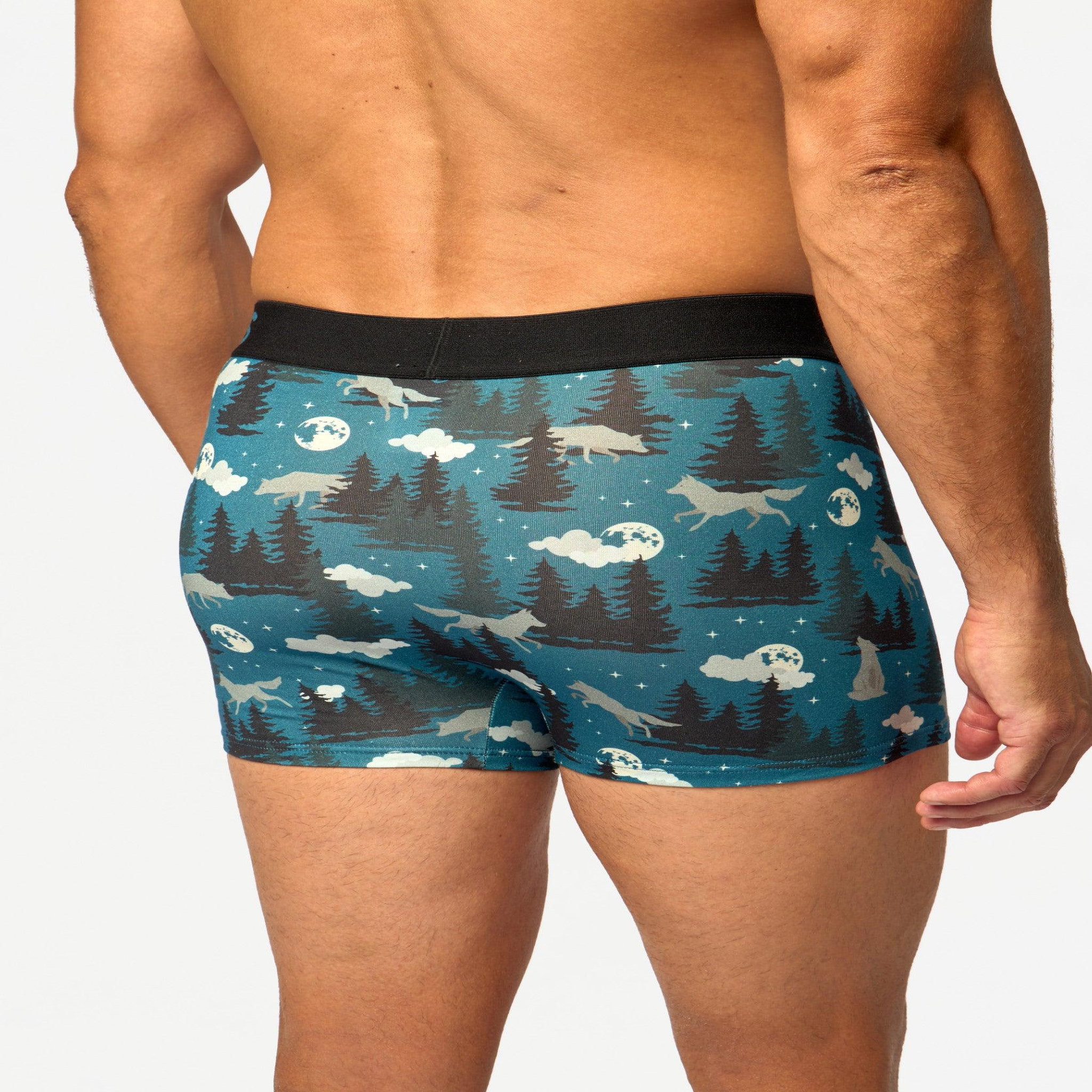 Voir la diapositive 4 : DEDOLES Boxer court homme loup et lune