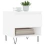 Voir la diapositive 3 : VIDAXL Table basse blanc 50x46x50 cm bois d'ingenierie