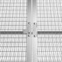 Voir la diapositive 5 : VIDAXL Cage pour lapin Gris 201,5x80,5x71 cm Acier galvanisé