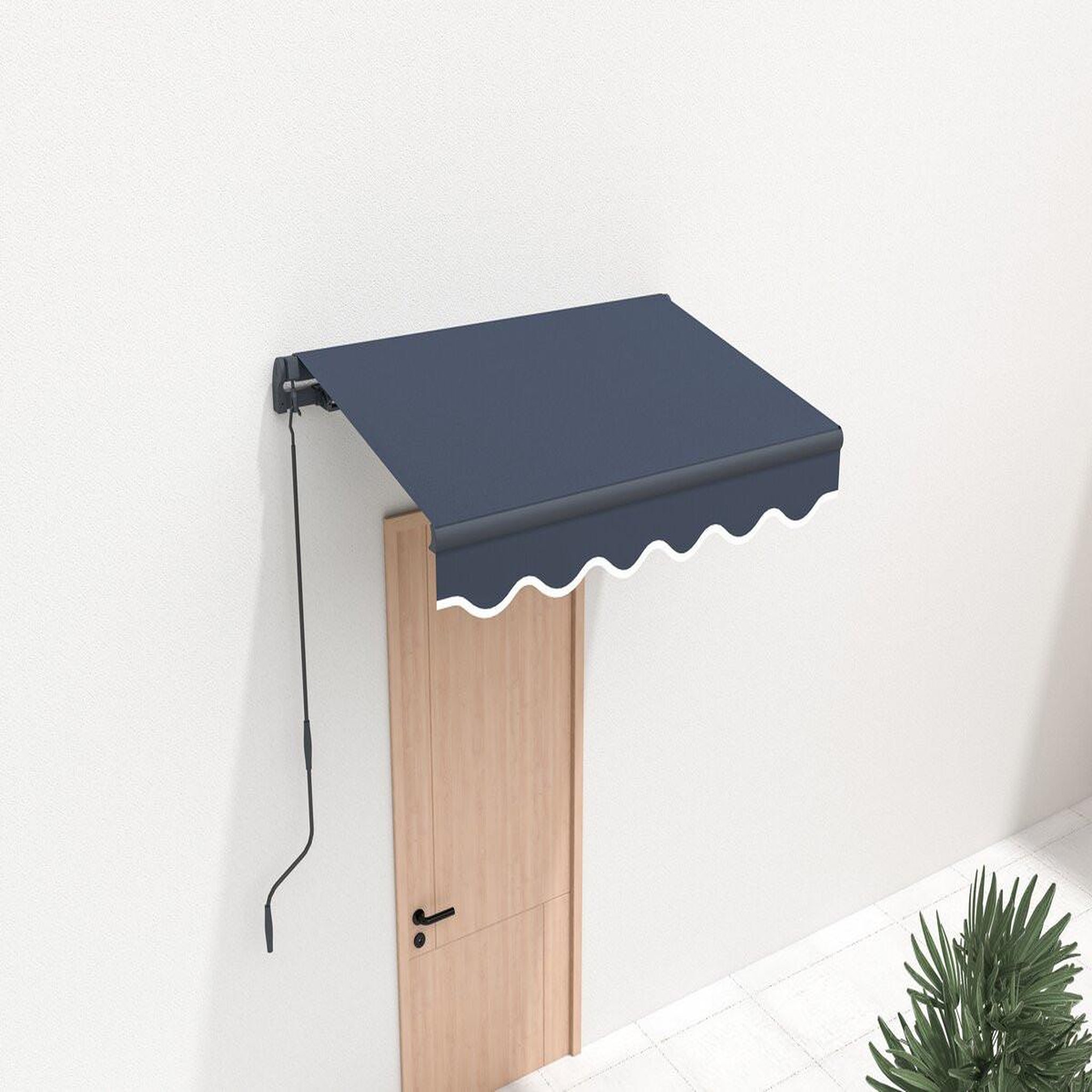 Voir la diapositive 2 : Habitat et Jardin Store banne en aluminium   ombra 1  - 160 x 120 cm - gris