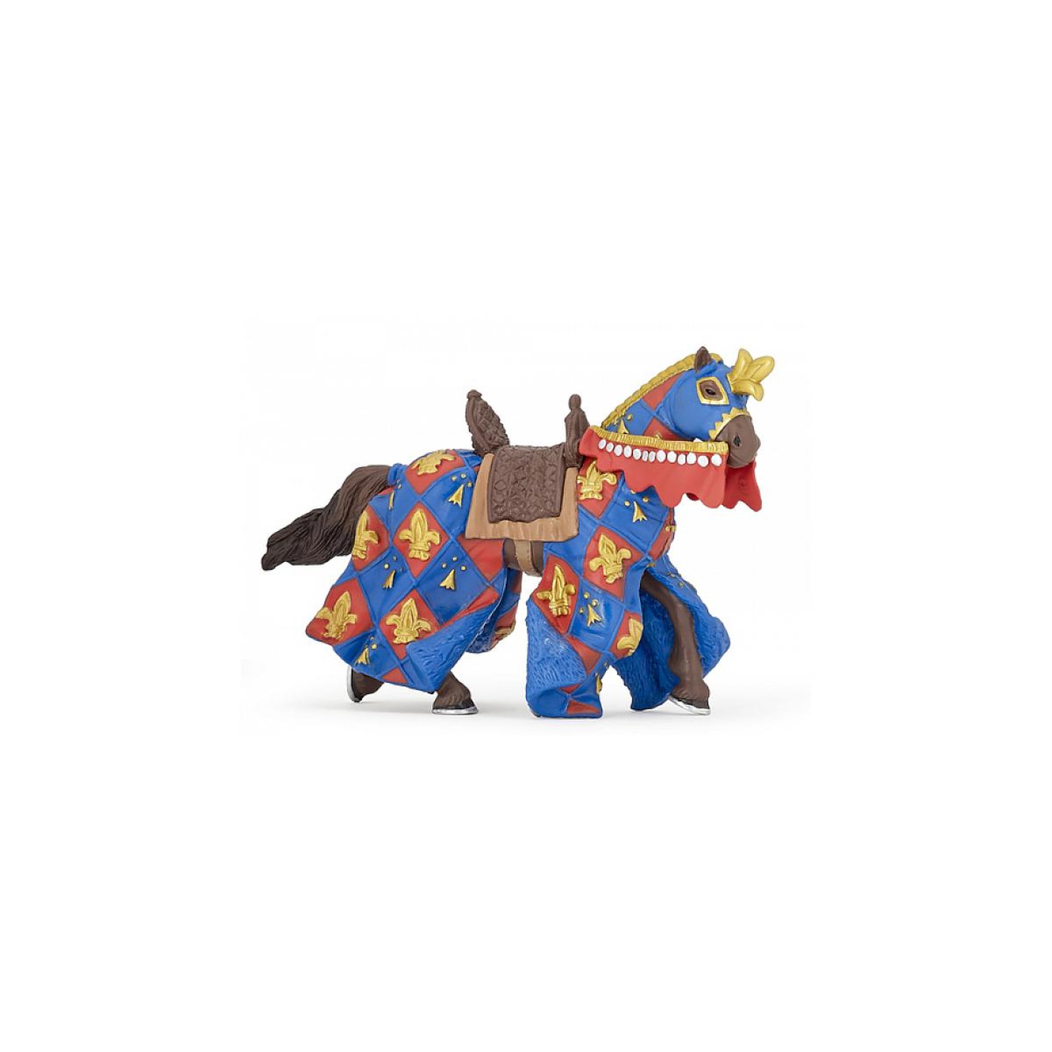Papo 39787 Cheval bleu fleur de lys