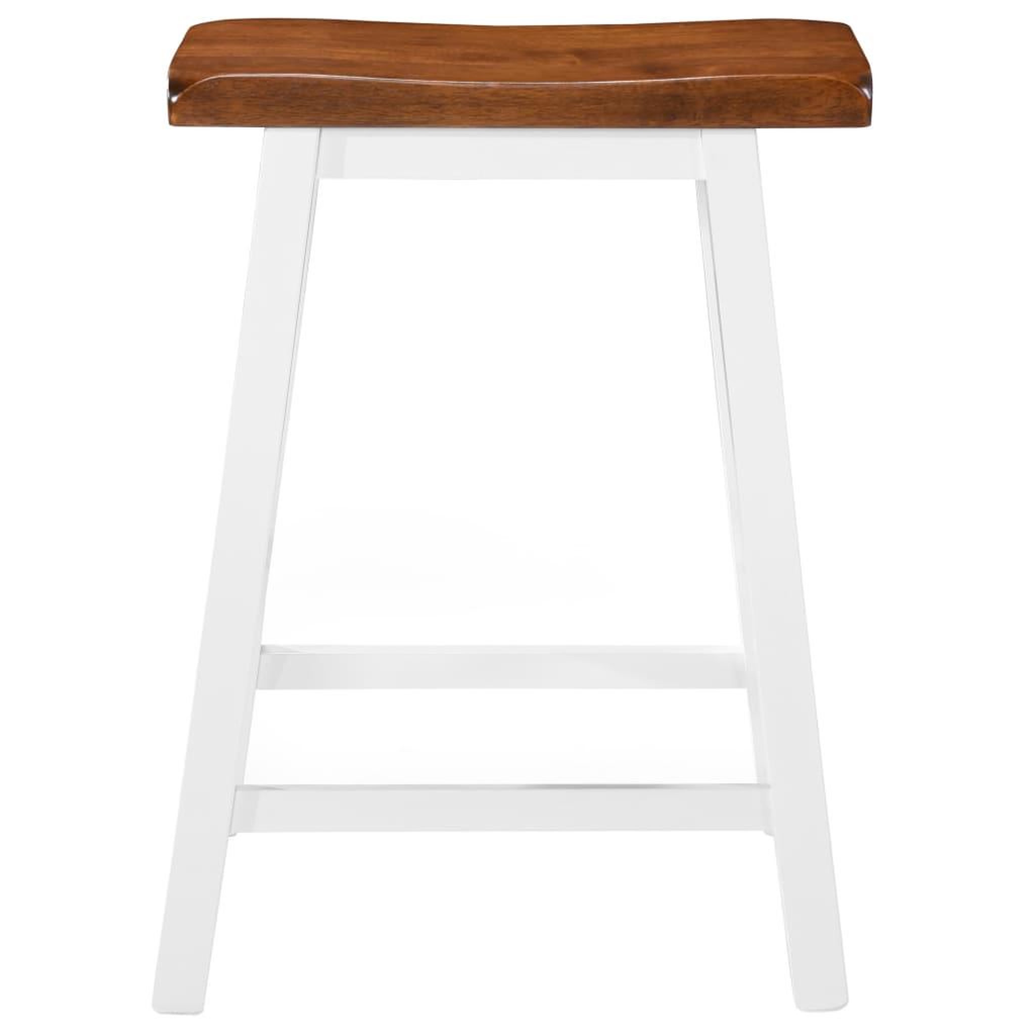 Voir la diapositive 3 : VIDAXL Tabourets de bar lot de 2 bois massif
