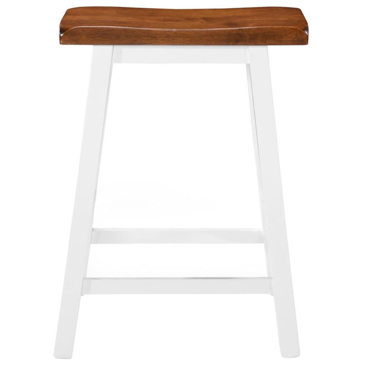 VIDAXL Tabourets de bar lot de 2 bois massif