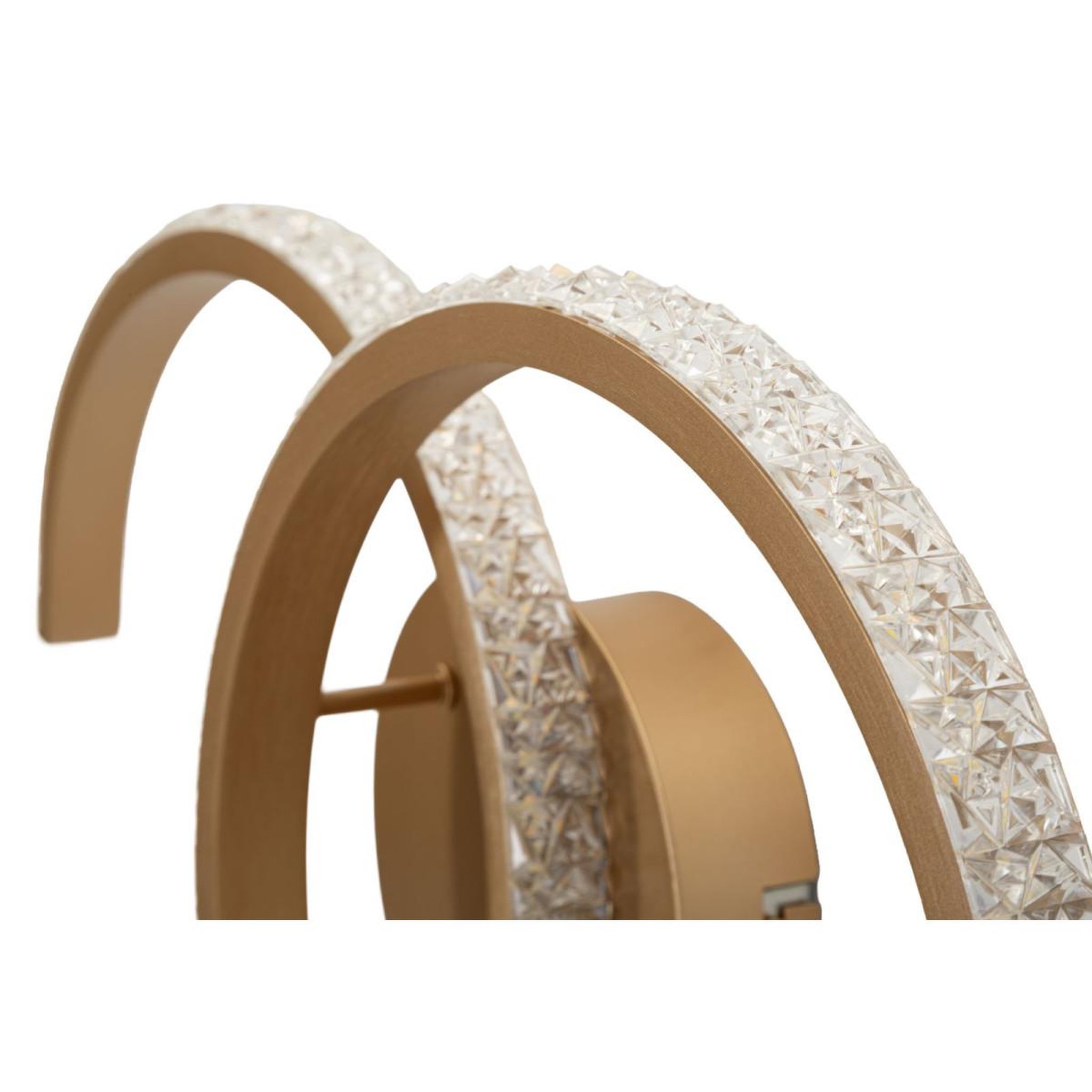 Voir la diapositive 4 : Paris Prix Applique murale led  double c  41cm or