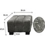 Voir la diapositive 3 : Habitat et Jardin Ottoman  Foch  - 84 x 84 x 43 cm - Gris