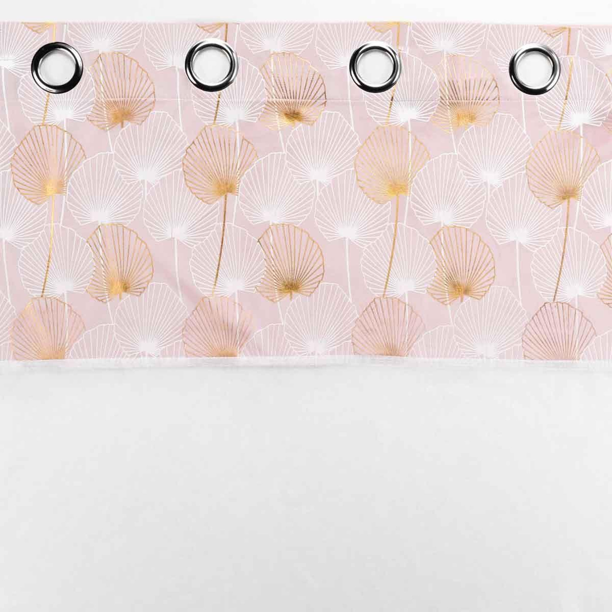Voir la diapositive 3 : Douceur d'Intérieur Rideau voilage à œillets  clairine  140x240cm rose