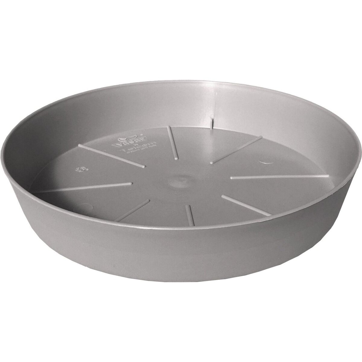 GARDENSTAR Pot en plastique droit - D30cm H23cm - Taupe