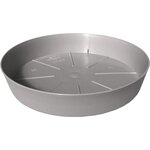 GARDENSTAR Pot en plastique droit - D30cm H23cm - Taupe