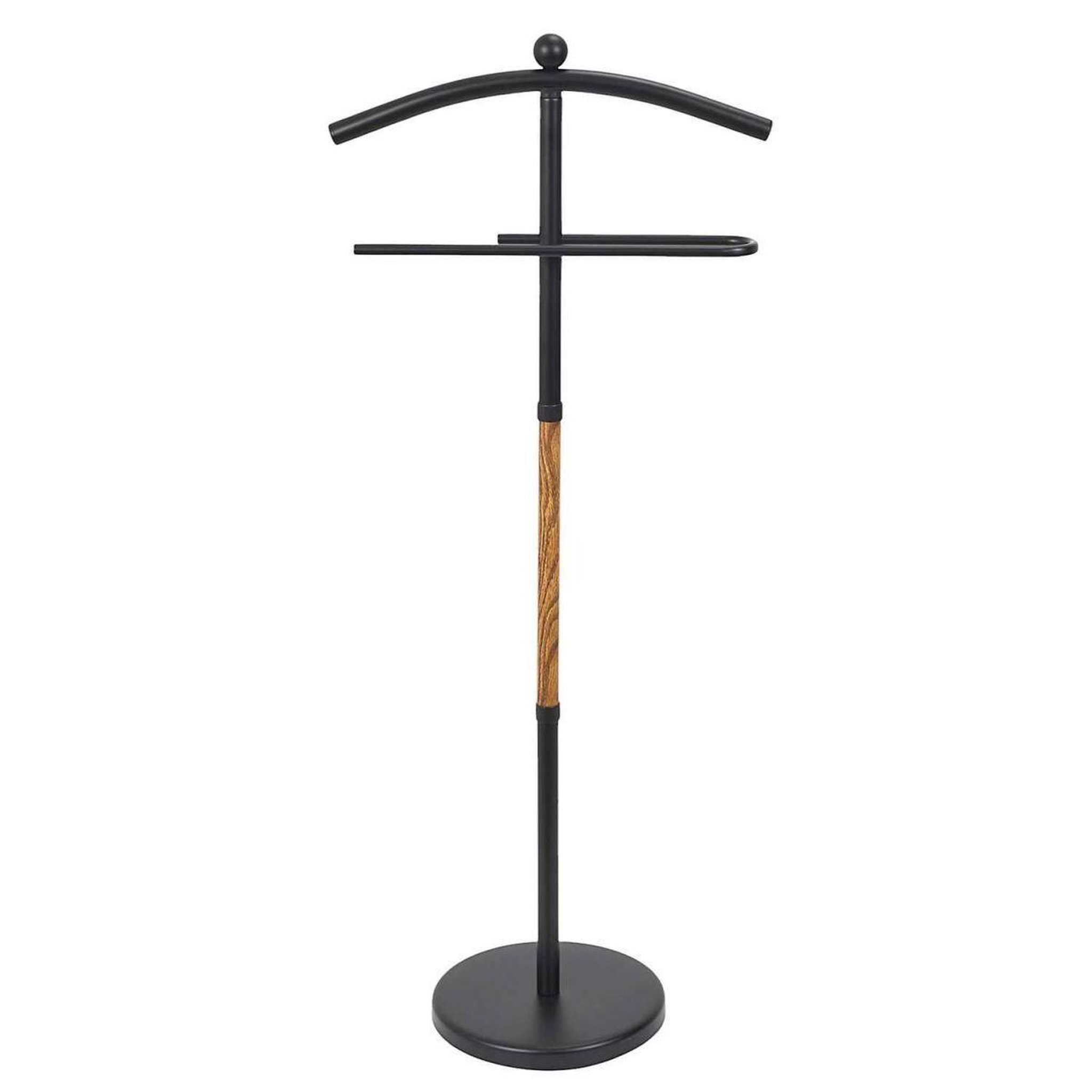 Voir la diapositive 2 : Je cherche une idee Valet de chambre design  effet bois  109cm noir