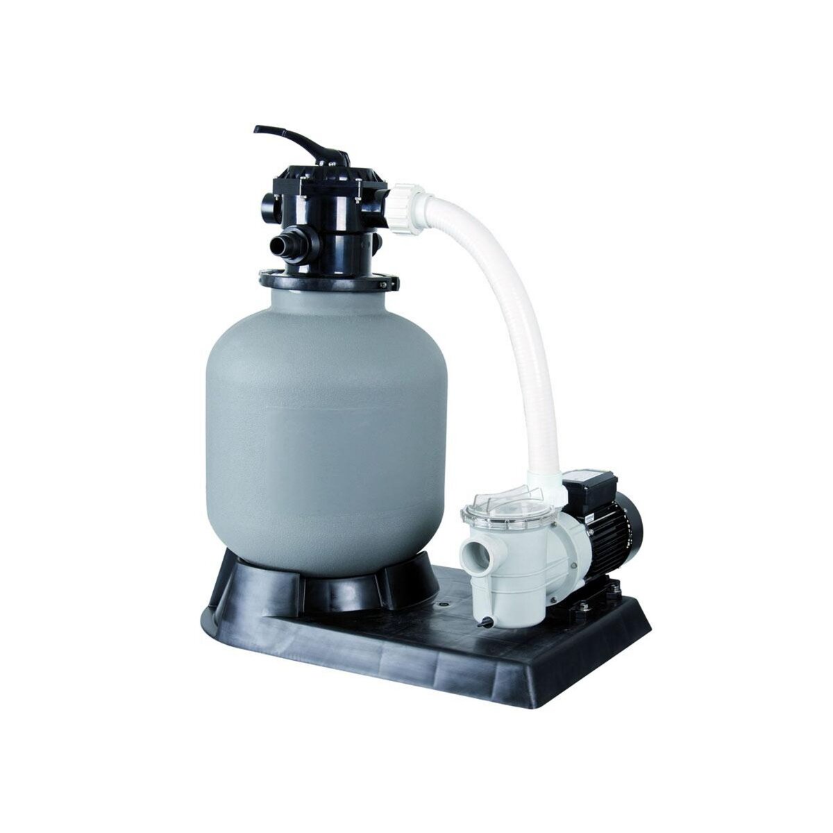 Ubbink Piscine bois Linéa 6,50 x 3,50 x 1,40 m - Liner gris - Ubbink